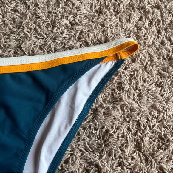 NWT! Cupshe Blue / Orange Swim Bikini Bottom Size Large - Picture 10 of 12